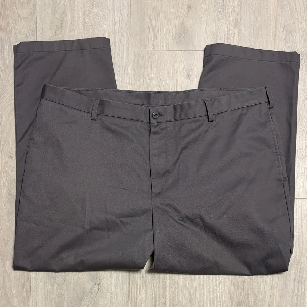 🔥BUNDLESALE Mens 44/29 Van Heusen Charcoal Classic Fit Chinos khakis Pants